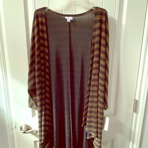 NWT LulaRoe Black & Gold Elegant Lindsay Large